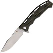 CH 3009BR Lightweight Framelock Knife Brown Handles
