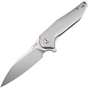 CJRB 1911ALC Agave Linerlock Knife Gray Handles