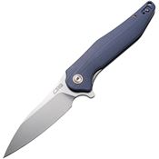 CJRB 1911GYC Agave Linerlock Knife Blue/Gray G10 Handles