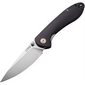 CJRB 1912BKC Feldspar Linerlock Knife Black Handles