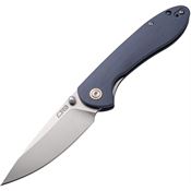 CJRB 1912GYC Feldspar Linerlock Knife Blue/Gray Handles