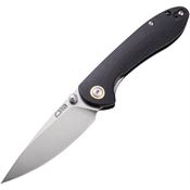 CJRB 1912SBKC Small Feldspar Linerlock Knife Black Handles