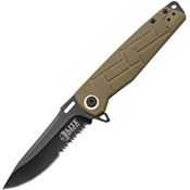 Elite Tactical A001TNS Tactical Linerlock Knife Tan