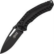 Elite Tactical FDR008BK Pyrodex Rapid Lock Black Knife Black Handles