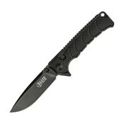 Elite Tactical FDR011BK The Backdraft Elite Tactical FDR011BK Black Knife Black Handles