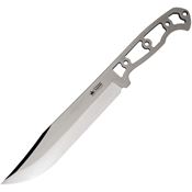 Kizlyar OK5127 Bastardo Fixed Blade Knife Silver Handles