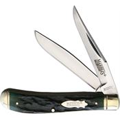 Marbles 189 Mr189 Congress Finish Knife Green Handles