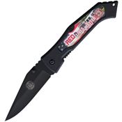 Miscellaneous 4440 Red Lives Matter Linerlock Knife