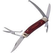 No Box Tools 010004 Multi-Tool Knife Red