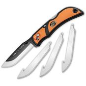 Outdoor Edge RLB3030 Razor Lite EDC Lockback Knife Orange Handles