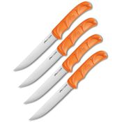 Outdoor Edge STK4C Wild Game Steak Knives Orange