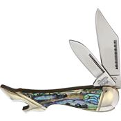 Queen City 005 Leg Knife Abalone