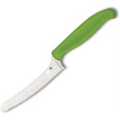 Spyderco K13SGN Z-Cut Kitchen Knife Green
