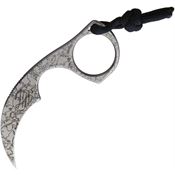 Bastinelli Creations 06S Diagnostic Karambit Skull One Piece Bohler Fixed Blade Knife Bohler Handles