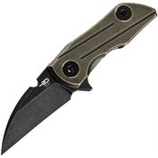 Bestech T2006D 2500 Delta Framelock Knife Bronze Handles