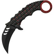 China Made 300506 Red Shrub Karambit Linerlock Knife