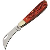 China Made 211497RD Folding Pruner Knife Red Handles