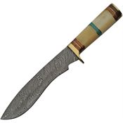 Damascus 1255 Turquoise Hunter