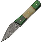 Damascus 1258GN Green Bone Skinner