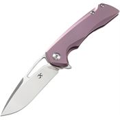 Kansept 2001A5 Mini Kyro Framelock Knife Purple Handles
