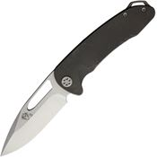 Medford 038STQ01TM On Belay Framelock Knife Gray Tumbled Handles