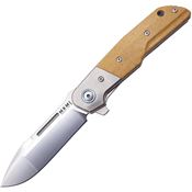 MKM 0111 Clap Linerlock Knife Natural Micarta