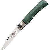 Old Bear 935717MVK OBY Junior Satin Folding Knife Green Handles