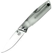 Ontario 8798CL Wraith Ice Lockback Knife Clear Handles