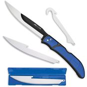 Outdoor Edge RFU50C RazorFin Lockback Knife Blue