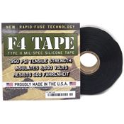 Rescue Tape 4B F4 Mil-Spec Silicone Tape Blk