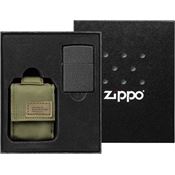 Zippo 17562 Lighter with MOLLE Green Pouch