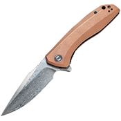 Civivi 801DS2 Baklash Knife Copper