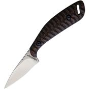 Fox Edge 006 Neck Knife Black/Brown G10