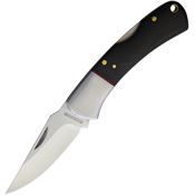 Rough Rider 2099 Highland Lockback Knife Black Micarta Handles