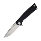 Acta Non Verba Z100009 Z100 Framelock Knife Black G10 Handles