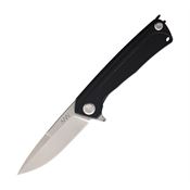 Acta Non Verba Z100003 Z100 Framelock Knife Black Titanium Handles