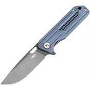 Bestech G35B2 Circuit Gray Coated Linerlock Knife Gray Handles