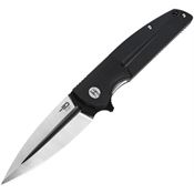 Bestech G34A2 Fin Linerlock Knife Black Handles