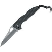 Black Fox 105T Tactical Lockback Knife Black Handles