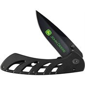 Case 15768 John Deere Tec X Exo-Lock Black Knife Black Handles