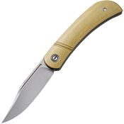 Civivi 2015B Appalachian Drifter Slip Joint Stonewash Knife Olive Handles