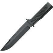 Fox SFF2000FN Arex Spartan Combat Black Fixed Blade Knife Black Handles