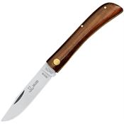 Fox 30116B Gardening Satin Folding Knife Brown Handles