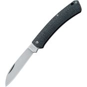 Fox 230MI Nauta Slip Joint Satin Folding Knife Black Handles