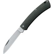 Fox 230MIG Nauta Slip Joint Satin Folding Knife Green Handles