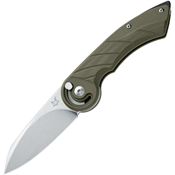 Fox 550G10OD Radius Lock Knife Green Handles