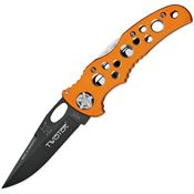Fox 453 Twister Lockback Knife Orange Handles