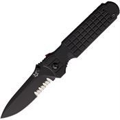 Fox 446BS Predator II Linerlock Knife Black