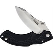 Fox KUAMIDPBL Drago Lockback Knife Black Handles