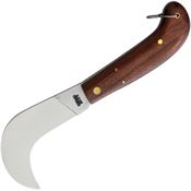 Fox 34320 Gardening & Country Satin Folding Knife Brown Handles